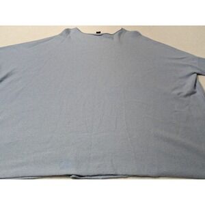Chicos Black Label 100% Cashmere Tunic‎ Sweater Baby Blue S/M Swingy